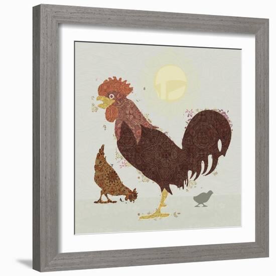 Rooster-Teofilo Olivieri-Framed Giclee Print