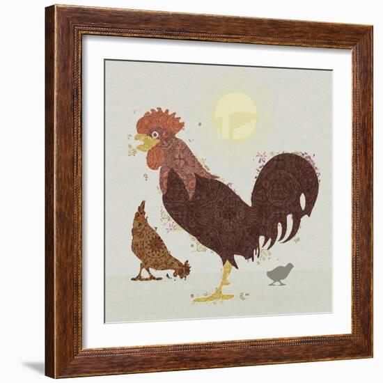 Rooster-Teofilo Olivieri-Framed Giclee Print