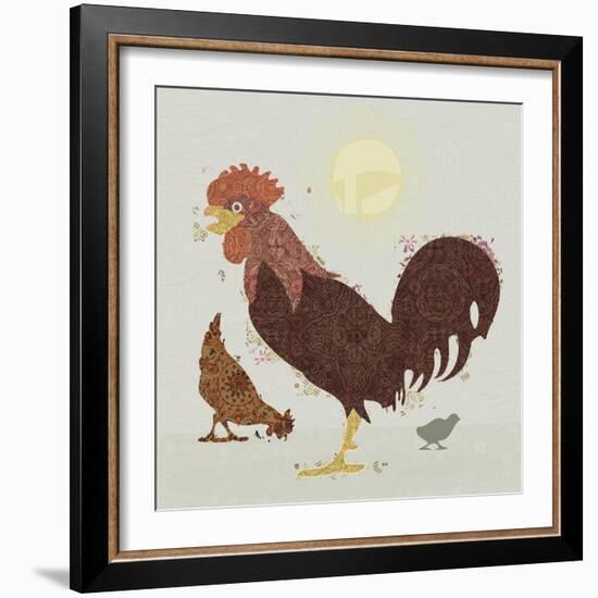 Rooster-Teofilo Olivieri-Framed Giclee Print