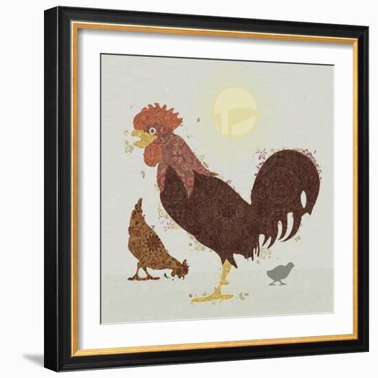 Rooster-Teofilo Olivieri-Framed Giclee Print