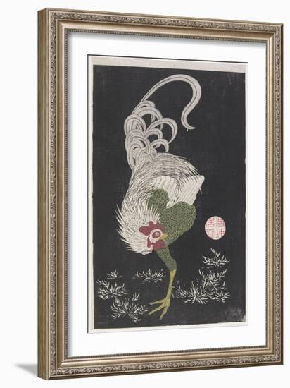 Rooster-Ito Jakuchu-Framed Giclee Print