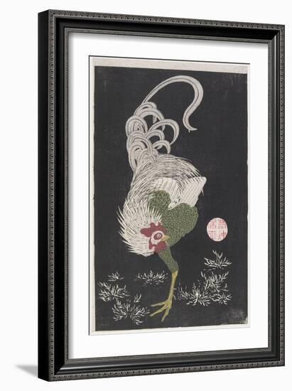 Rooster-Ito Jakuchu-Framed Giclee Print