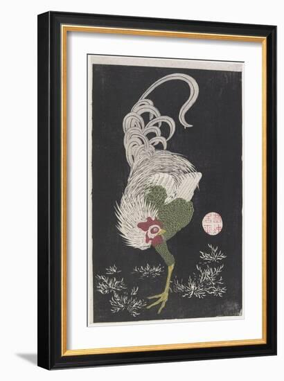 Rooster-Ito Jakuchu-Framed Giclee Print