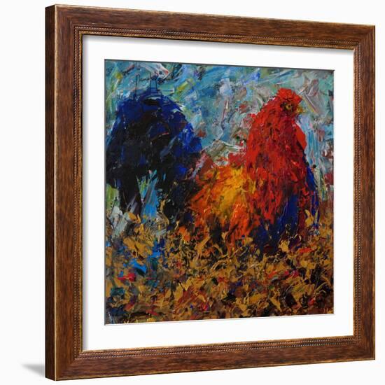 Rooster-Joseph Marshal Foster-Framed Art Print