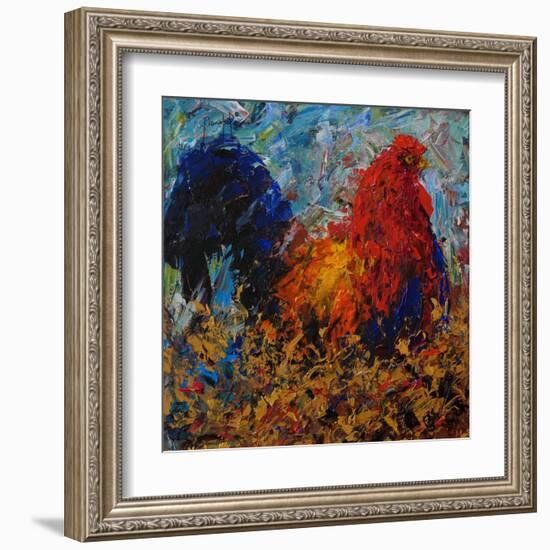 Rooster-Joseph Marshal Foster-Framed Art Print