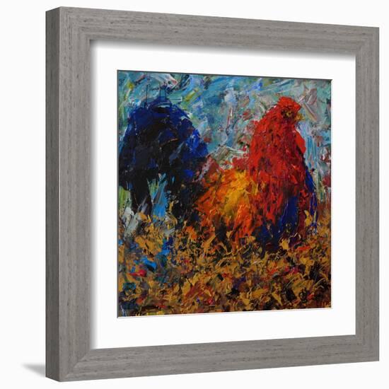 Rooster-Joseph Marshal Foster-Framed Art Print