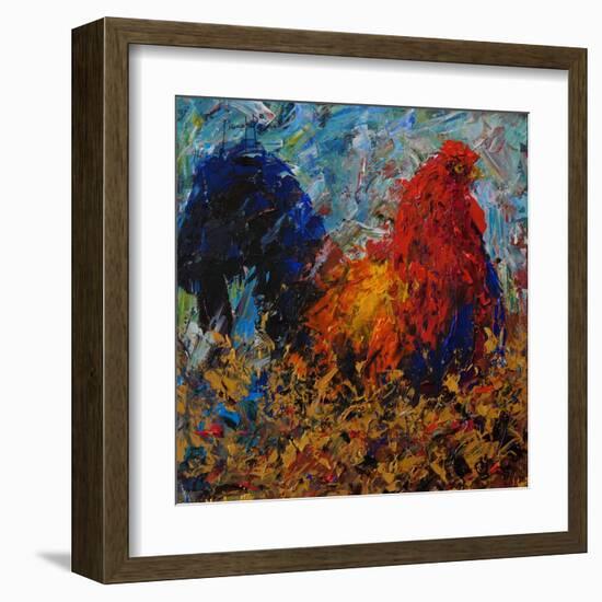 Rooster-Joseph Marshal Foster-Framed Art Print