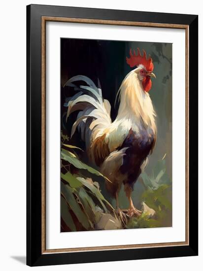 Rooster-Vivienne Dupont-Framed Art Print