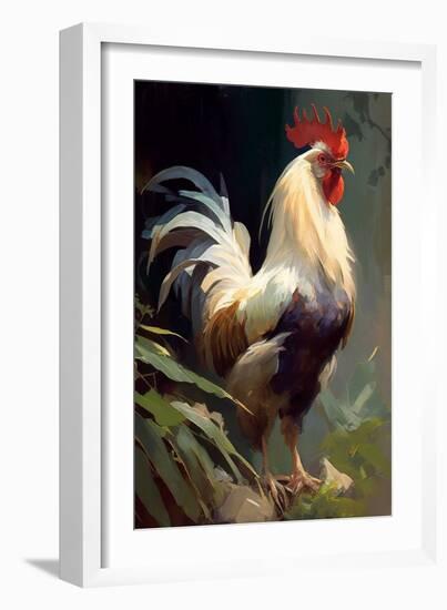 Rooster-Vivienne Dupont-Framed Art Print