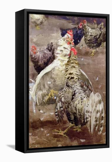 Roosters, 1910-Ernest Procter-Framed Premier Image Canvas