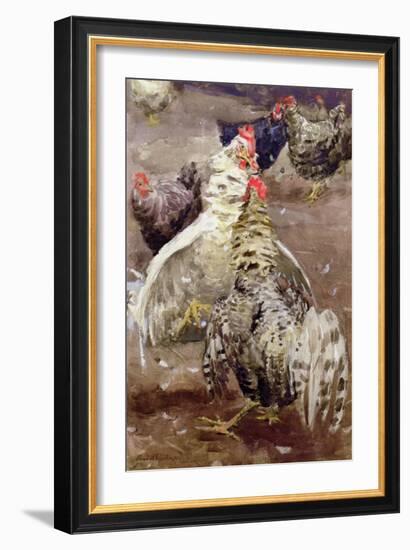 Roosters, 1910-Ernest Procter-Framed Giclee Print