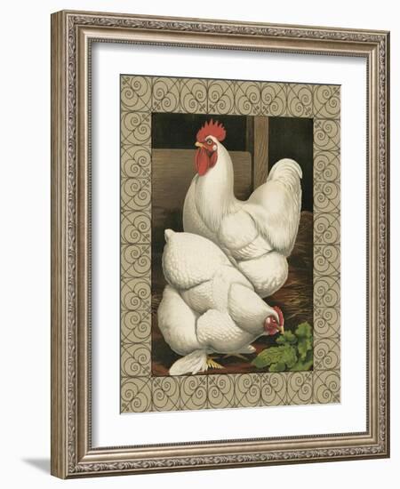 Roosters I-Cassel-Framed Art Print