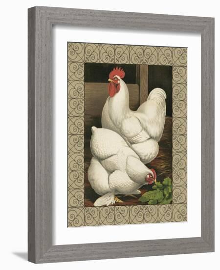 Roosters I-Cassel-Framed Art Print