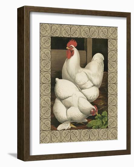 Roosters I-Cassel-Framed Art Print