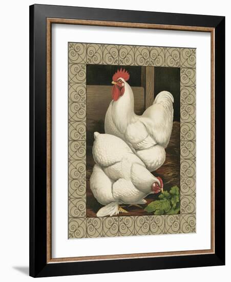 Roosters I-Cassel-Framed Art Print