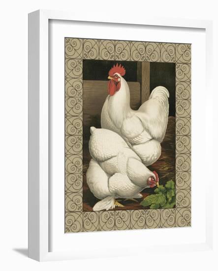 Roosters I-Cassel-Framed Art Print