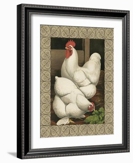 Roosters I-Cassel-Framed Art Print