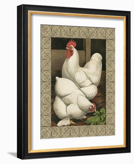 Roosters I-Cassel-Framed Art Print