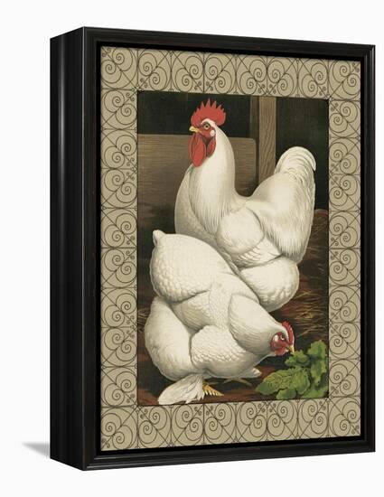 Roosters I-Cassel-Framed Stretched Canvas