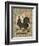 Roosters V-Cassel-Framed Art Print