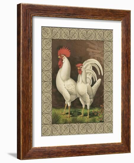 Roosters VI-Cassel-Framed Art Print