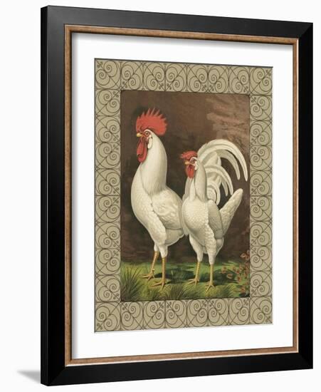 Roosters VI-Cassel-Framed Art Print