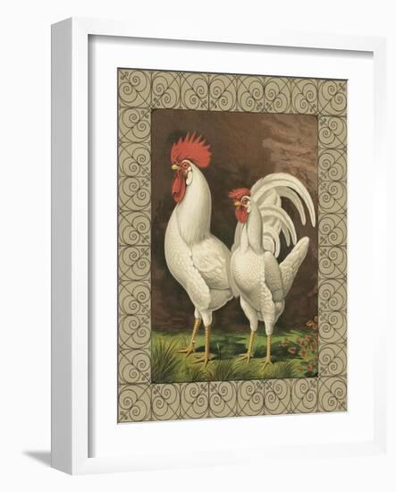 Roosters VI-Cassel-Framed Art Print