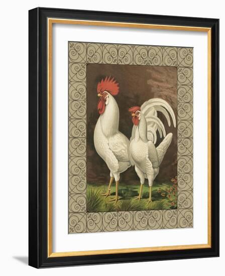 Roosters VI-Cassel-Framed Art Print