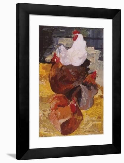 Roosting Hens-Anuk Naumann-Framed Giclee Print