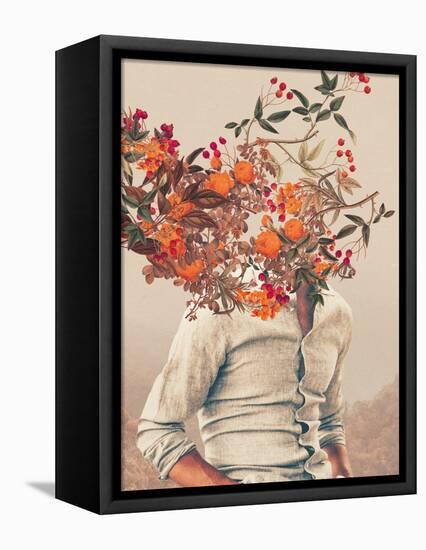 Roots Bright-Frank Moth-Framed Premier Image Canvas