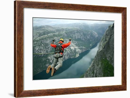 Rope Jumping-Vitalii Nesterchuk-Framed Photographic Print