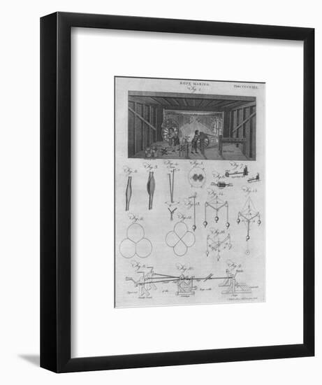 Rope Making,1797-null-Framed Giclee Print