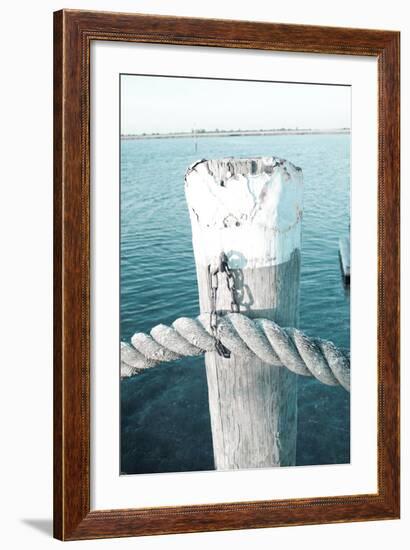 Rope on Post II-Susan Bryant-Framed Photo