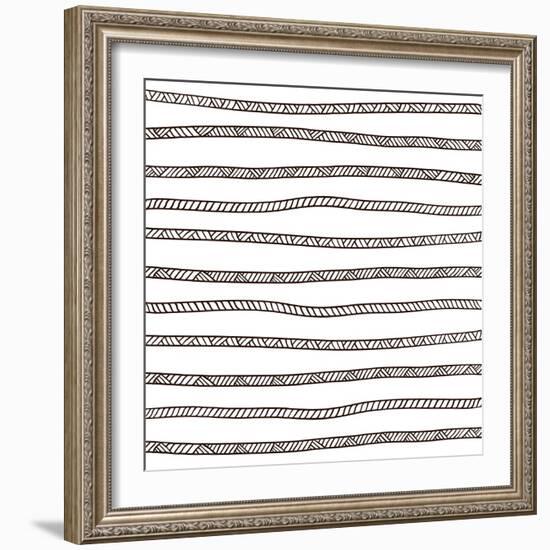 Rope Pattern-Magnia-Framed Art Print