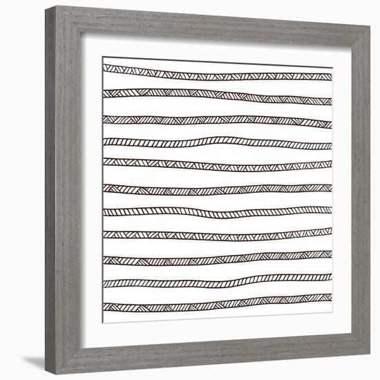 Rope Pattern-Magnia-Framed Art Print