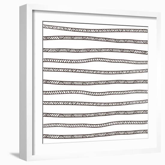 Rope Pattern-Magnia-Framed Art Print