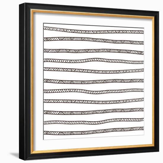 Rope Pattern-Magnia-Framed Art Print