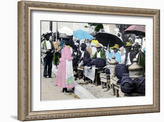 Rope Tobacco Sellers, Jamaica, C1900s-null-Framed Giclee Print