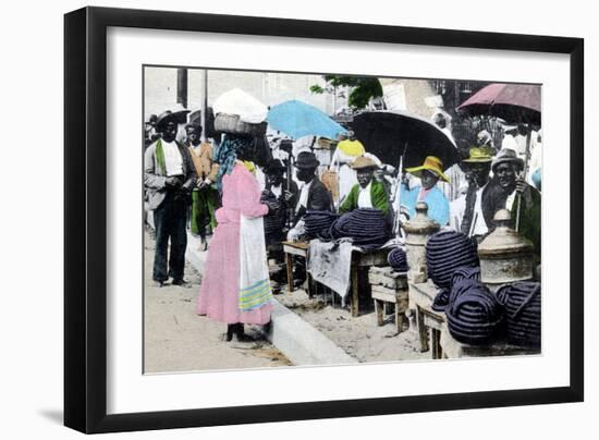 Rope Tobacco Sellers, Jamaica, C1900s-null-Framed Giclee Print