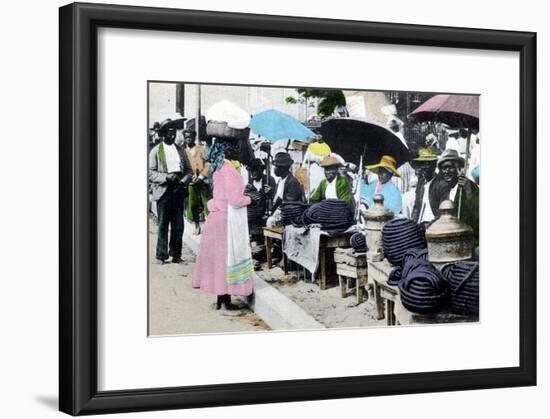 Rope Tobacco Sellers, Jamaica, C1900s-null-Framed Giclee Print