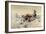 Roping the Longhorns-Charles Marion Russell-Framed Giclee Print