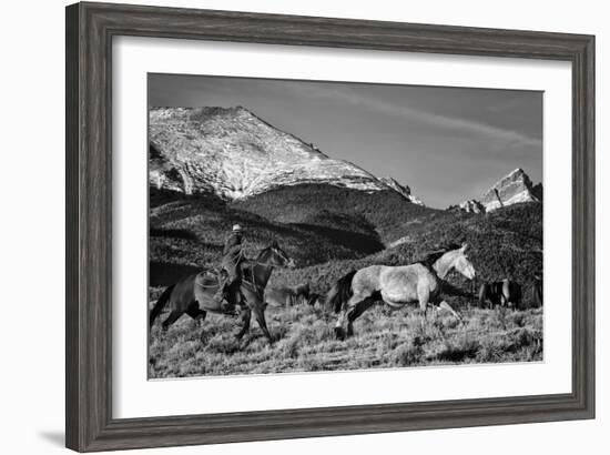 Roping the San Greys-Dan Ballard-Framed Photographic Print