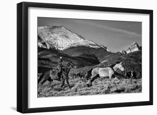 Roping the San Greys-Dan Ballard-Framed Photographic Print