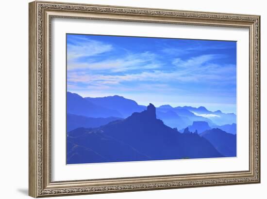 Roque Bentayga, Gran Canaria, Canary Islands, Spain, Atlantic Ocean, Europe-Neil Farrin-Framed Photographic Print