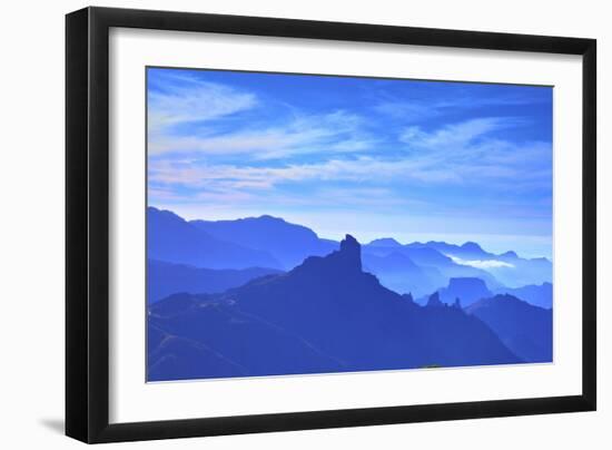 Roque Bentayga, Gran Canaria, Canary Islands, Spain, Atlantic Ocean, Europe-Neil Farrin-Framed Photographic Print