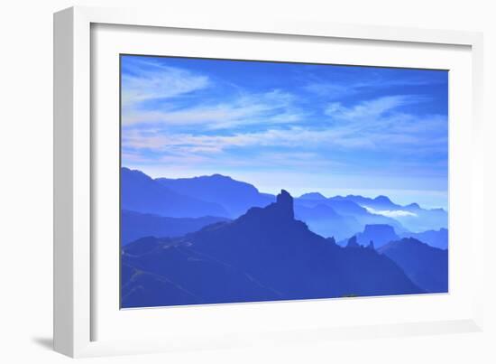 Roque Bentayga, Gran Canaria, Canary Islands, Spain, Atlantic Ocean, Europe-Neil Farrin-Framed Photographic Print