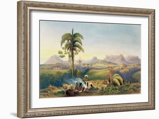 Roraima, Range of Sandstone Mountains in Guiana, Views in the Interior of Guiana-Charles Bentley-Framed Giclee Print