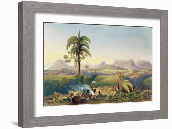 Roraima, Range of Sandstone Mountains in Guiana, Views in the Interior of Guiana-Charles Bentley-Framed Giclee Print