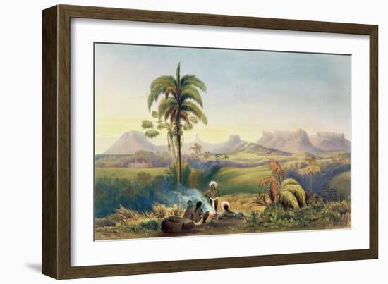 Roraima, Range of Sandstone Mountains in Guiana, Views in the Interior of Guiana-Charles Bentley-Framed Giclee Print