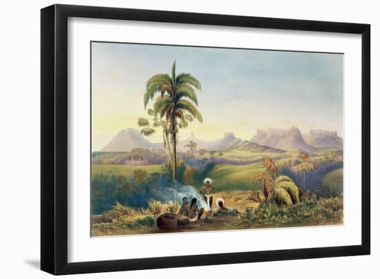 Roraima, Range of Sandstone Mountains in Guiana, Views in the Interior of Guiana-Charles Bentley-Framed Giclee Print